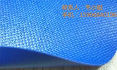 藍(lán)色0.63mm涂刮PVC夾網(wǎng)布 充氣玩具面料