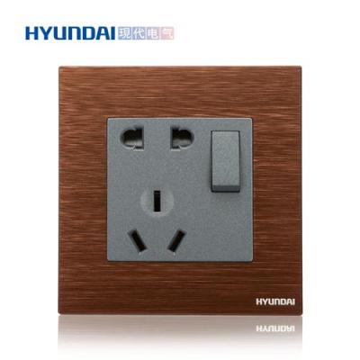 hyundai现代开关插座K70系列86型一开五插座