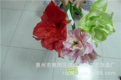 PU百合花 假花組合料 假花聚氨酯組合