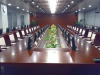 24人升降会议桌 带电脑会议桌 天津大型会议