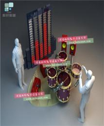 科技館展品 無皮鼓 青少年活動中心器材