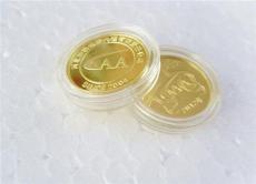 西安纯金纪念币设计定制加工 镀真金纯银币