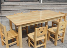 广元幼儿园家具定做实木幼儿园桌椅批发