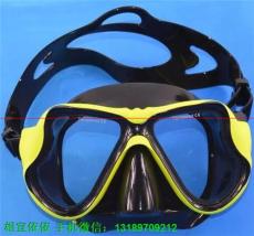 潜水面镜批发定制 可配近视 硅胶磨砂潜水镜