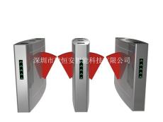 智能通道闸JHA308门禁刷卡指纹高端弧形翼闸