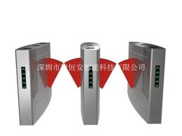 智能通道闸JHA308门禁刷卡指纹高端弧形翼闸