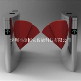 智能通道闸JHA310门禁刷卡指纹高端双翼闸
