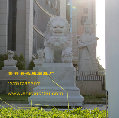 河北天福禅寺石雕狮子厂