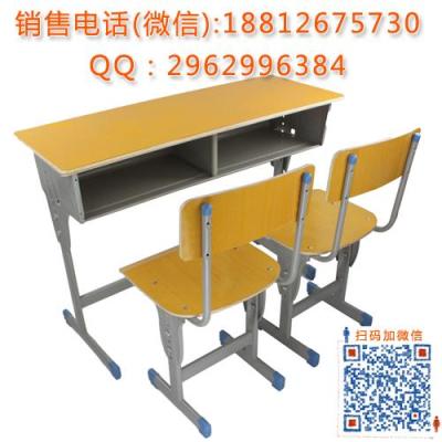 天津学生课桌椅厂家直销 单人可升降课桌椅