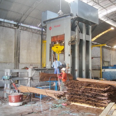 高密度毛竹原料重组竹丝板生产设备