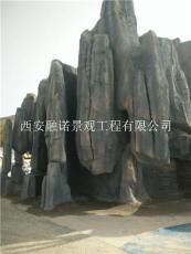 陕西铜川大型假山塑石施工队TEL
