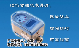 上海IC卡水表价格厂家