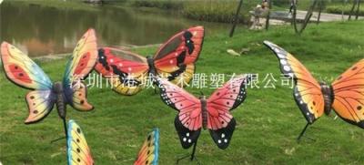 烟台创意田园风雕塑蝴蝶