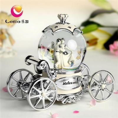 小車公主水晶球音樂盒