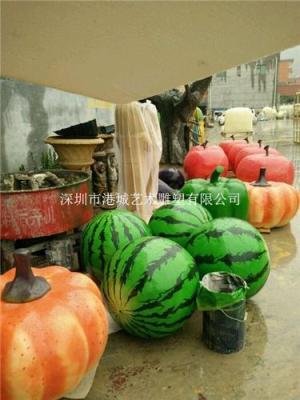 衢州城市瓜果蔬菜雕塑