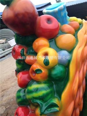 衢州城市瓜果蔬菜雕塑