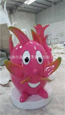 郴州生态园水果蔬菜火龙果雕塑