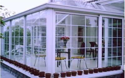 成都铝合金门窗户封阳台钢化玻璃阳光房定制