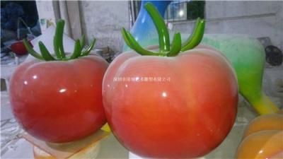 昭通果园主题水果玻璃钢番茄雕塑