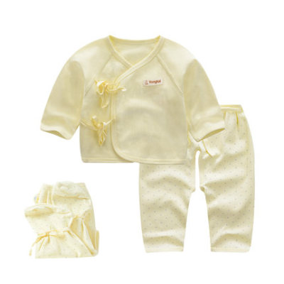 秋新生儿衣服0-3月纯棉婴儿衣服和尚服内衣