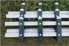 马鞍山草坪绿化护栏-PVC塑钢护栏 草坪围栏