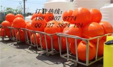 广州塑料浮球厂家 航道警示浮球 橙色浮球