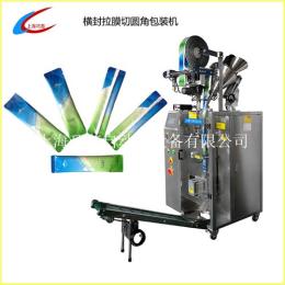 粉末包裝機(jī) 橫封拉膜圓角 中藥沖劑粉包裝