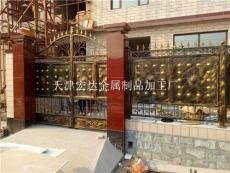 武清区厂家制作铁艺大门 围栏 质量有保证