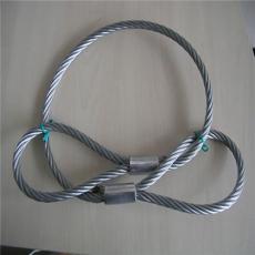 插编钢丝绳扣 压制钢丝绳套 无接头钢丝绳