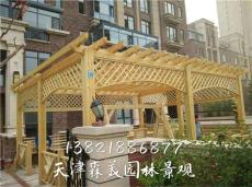 全天津免费测量设计安装防腐木围栏花架地板