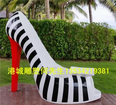 杭州园林景观仿真高跟鞋雕塑