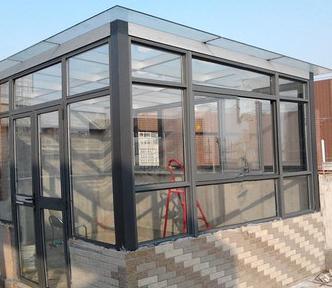 扬州玻璃门窗阳光房雨棚制作