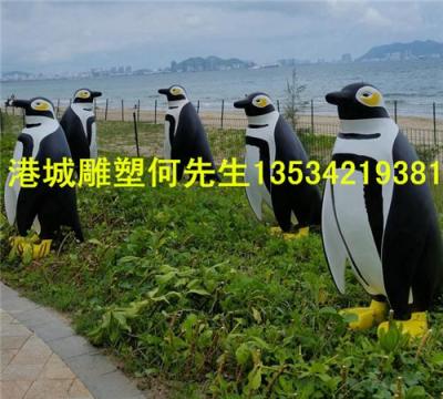 青海生态园装饰仿真企鹅雕塑