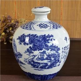 景德镇陶瓷 青花瓷酒瓶价格 青花瓷酒瓶图片