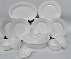 景德镇骨质白胎餐具碗盘子自由定做图片