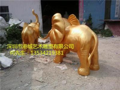 福州风水动物仿真大象雕塑
