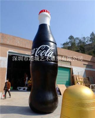 郴州商场大型玻璃钢酒瓶雕塑