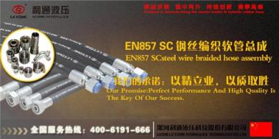 EN857 SC 钢丝编织软管总成