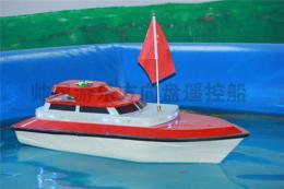 夏天孩子们喜欢的水上游乐方向盘遥控船