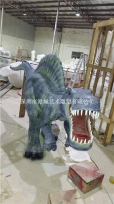 深圳仿真动物玻璃钢恐龙造型雕塑