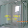 天津玻璃门 办公玻璃隔断 隔断玻璃门 安装