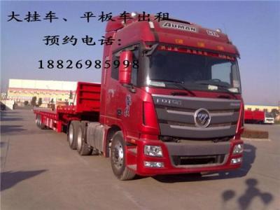 佛山回/至河北廊坊的大貨車掛車返空車