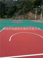 贵州遵义赤水市承接彩色篮球场防滑地丙烯酸