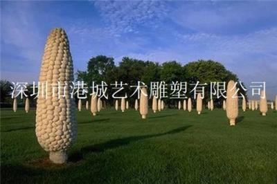 陕西西安蓝田县园林景观仿真玉米雕塑