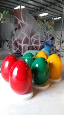 陕西西安开业装饰玻璃钢气球雕塑新颖美观