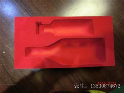 定制高檔紅酒eva植絨泡棉內襯