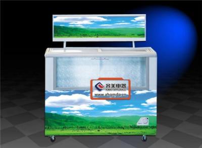 其工作原理是利用風(fēng)機(jī)促進(jìn)冷藏柜