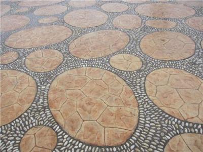 内蒙古压模混凝土艺术压模地坪彩色水泥地面