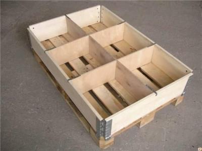 临沂折叠箱 围板箱 熏蒸欧标箱 可拆卸围板