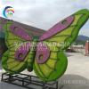 深圳厂家供应广场大型玻璃钢包绒布蝴蝶雕塑